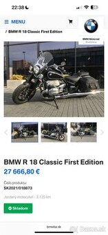 BMW R18 Classic - v záruke + odpočet DPH