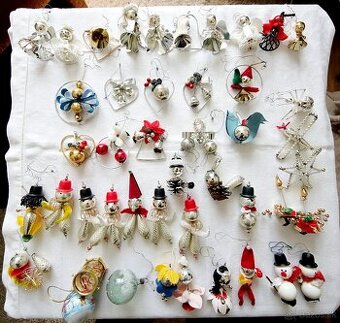 retro vianočne ozdoby