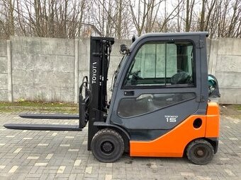 Toyota 8FGF15 LPG, Triplex 4,3 m, Kabína, 2018 - 1