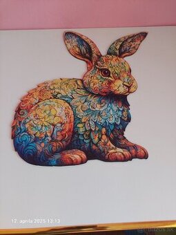 Wooden puzzle  zajac