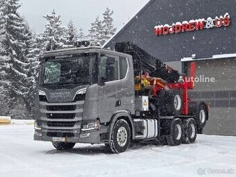Scania R580 V8 do drewna na dřevo lesovuz lesovoz