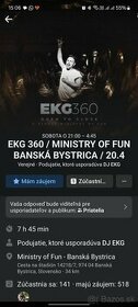 DJ EKG listky 20.4. Banská Bystrica