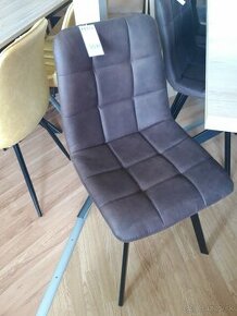 stolička BERGEN 4093 hnedé mikrovlakno