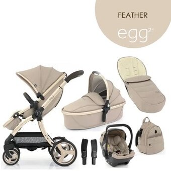 Kočíková súprava pre bábätko BABYSTYLE EGG2 GOLD SET 6 v 1