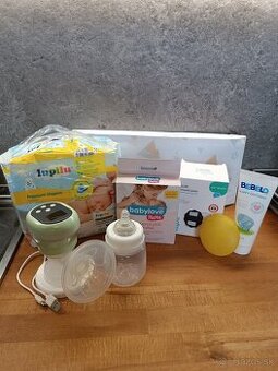 Elektrická odsávačka mlieka + ine príslušenstvo