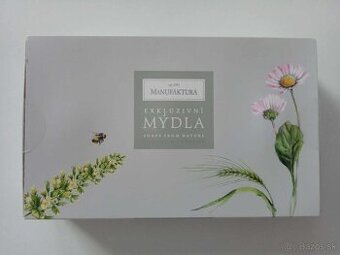 EXKLUZ.DARČEK.SADA MANUFAKTURA=TRIO PRÍR.MYDIEL= -58%+MERCI