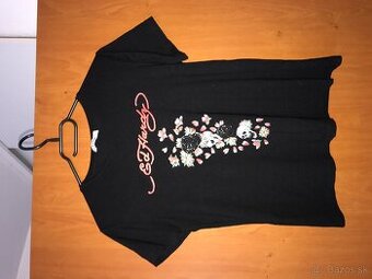 ED HARDY luxury black damske tricko S