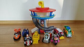 Paw Patrol veža s 8mi autami
