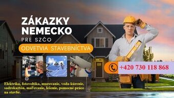 Ponuka práce pre rôzne odvetvia stavebníctva