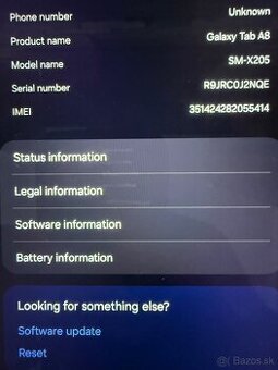 Tablet Samsung Galaxy Tab A8
