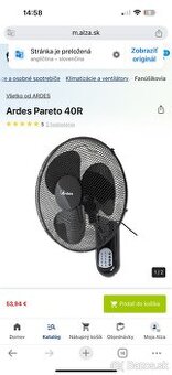 Nástenný ventilátor