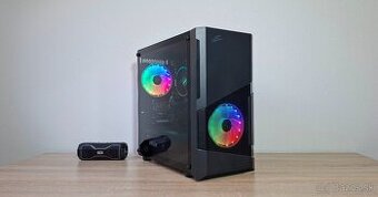 Herný pc 6jadro RYZEN 5 5500/512gb NVME/RX5700XT 8GB