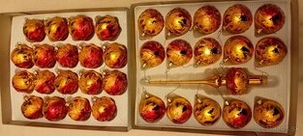 vianočné ozdoby - sklenené