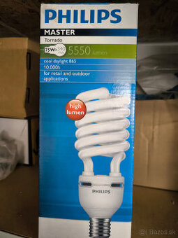 Predám Philips EHL Twister 75W HV E40 CDL,