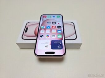 Apple iPHONE 15 PINK 128GB,TOP STAV ,BATERKA 100%