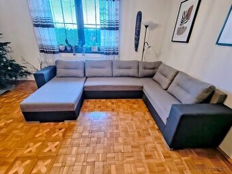 Univerzálna sedacia súprava v tvare U