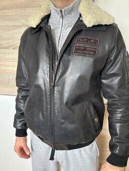 Pánska kožná bunda (PILOT)