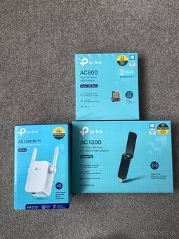 TP link - Wifi zosilovac a adaptery