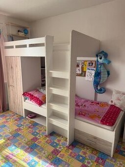 Poschodová posteľ + matrace