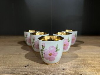 Retro porcelánové kalíšky na likér