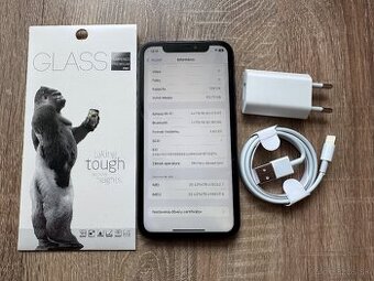 Apple iPhone 11 128gb 100% zdravie batérie black cierny TOP