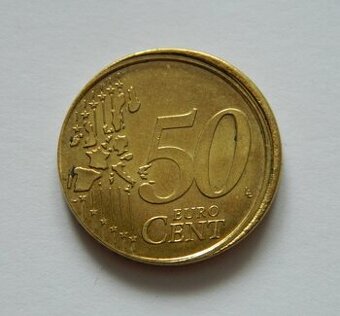 Predám 50 euro cent 2002 F Nemecko - chyborazba
