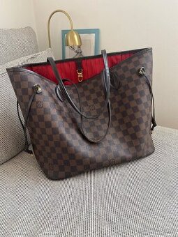 Kabelka Neverfull Louis Vuitton, Damier ebene MM