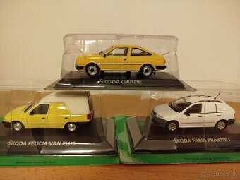 Predam model auta skoda rôzne 1:43.