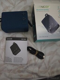 modry bluetooth reproduktor sencor sss 1400 modrý FM rádio p