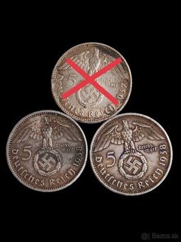 5 Marky 1937, 1938 - 3. Ríša