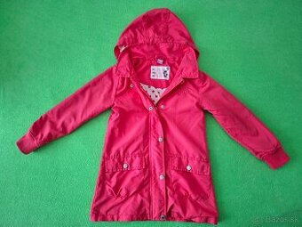 Ružový kabátik veľkosť 122