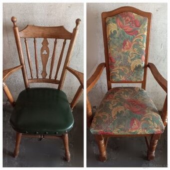 Kreslá, retro, vintage 2 ks