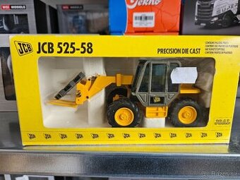Historické kovové modely strojov JCB