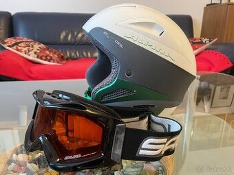 predám  damska-detska prilba Alpina veľkosť 53-57+ okuliare