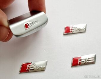 AUDI SLINE LOGO EMBLEM ZNAK DO VOLANTU