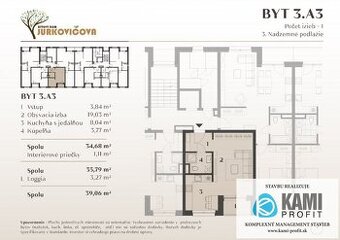 1 izbový byt s balkónom v Bytovom dome Jurkovičova v Nitre