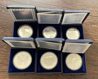 Predám strieborné proof mince