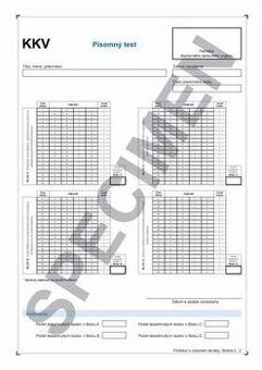 Predám vypracované testy a otázky pre skúšky KKV skupina C