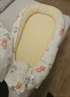 Ručne šité hniezdo a perinka, vankuš