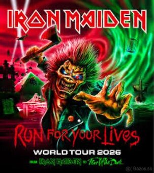 Iron Maiden – 2x lístok státie Bratislava 30.5.2026