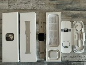 Apple Watch Series 9 GPS 41mm, hviezdne biely hliník, S/M