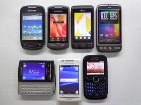 Samsung LG HTC Sony Xperia Alcatel Jednoduché Dotykové