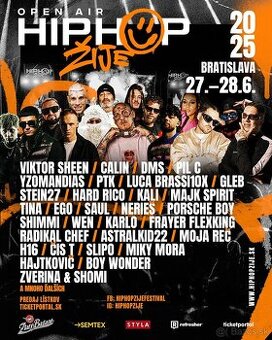 HIP HOP ŽIJE 25 BRATISLAVA