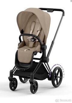 Cybex epriam 4.0 matt black a cozy poťah