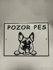 Tabulka POZOR PES