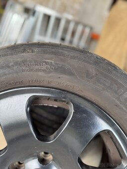 Originál Audi disky 5x112 R15 s pneu - 1