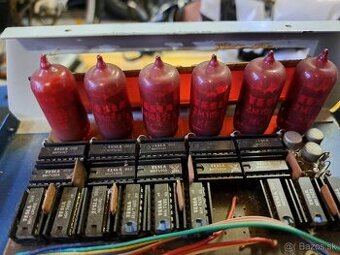 Digitronove hodiny ,ZM1082 Tesla 6x,retro