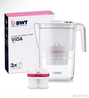 BWT VIDA filtračná kanvica biela + 3× filter
