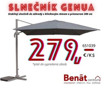 Zahradný slnečník GENUA