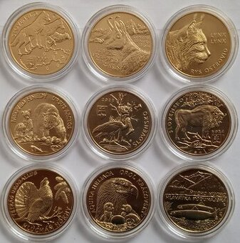 Euromince - zberateľské mince - 5 Euro Slovenská fauna